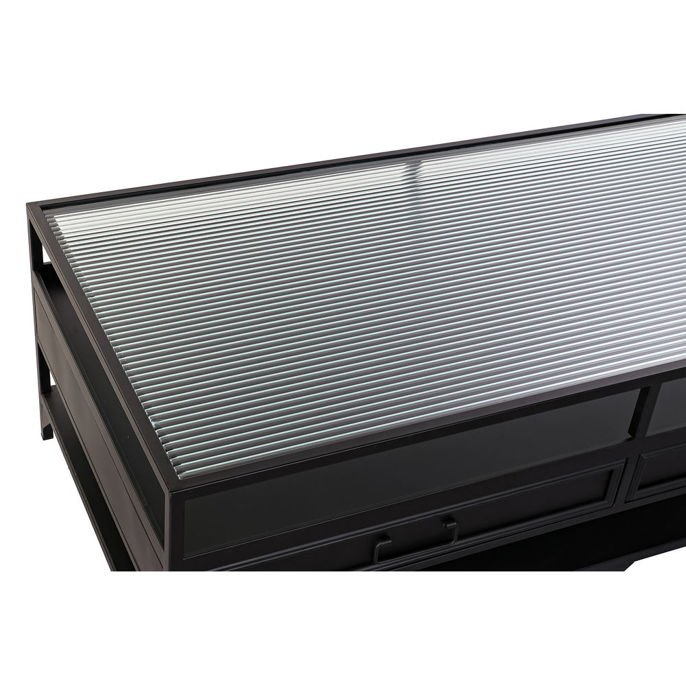 Soffbord DKD Home Decor Metall Glas (120 x 60 x 40 cm) - 2