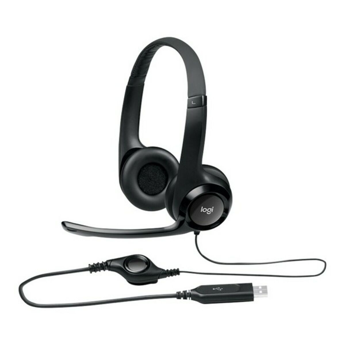 Hörlurar med Mikrofon Logitech 981-000406 Svart - 3
