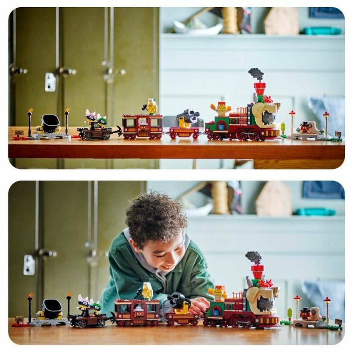 Byggsats Lego 71437 Bowser's Express Train Multicolour 1392 Delar - 4