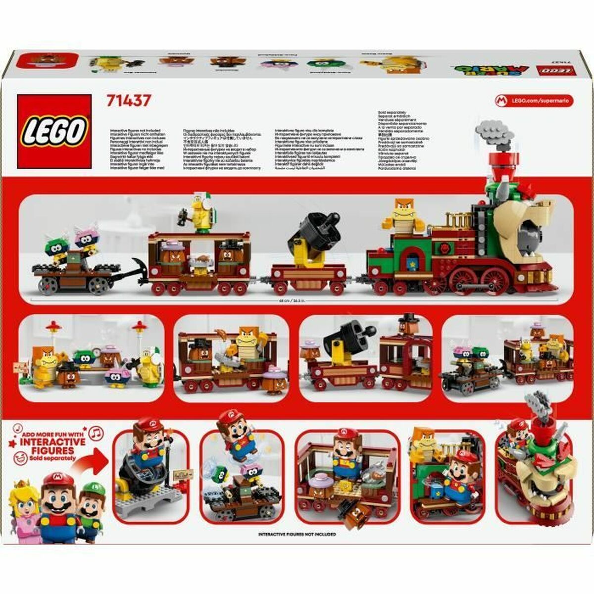 Byggsats Lego 71437 Bowser's Express Train Multicolour 1392 Delar - 5