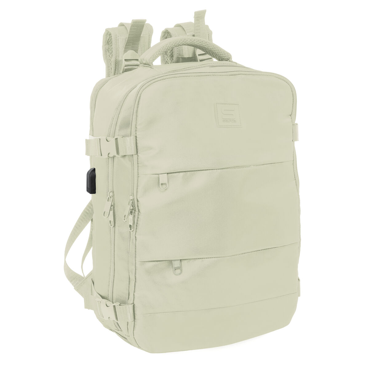 Skolryggsäck Safta Beige Beige - 4