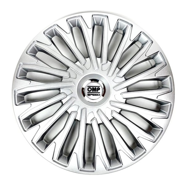 Navkapsel OMP Stinger Speed Silvrig 15" (4 uds)