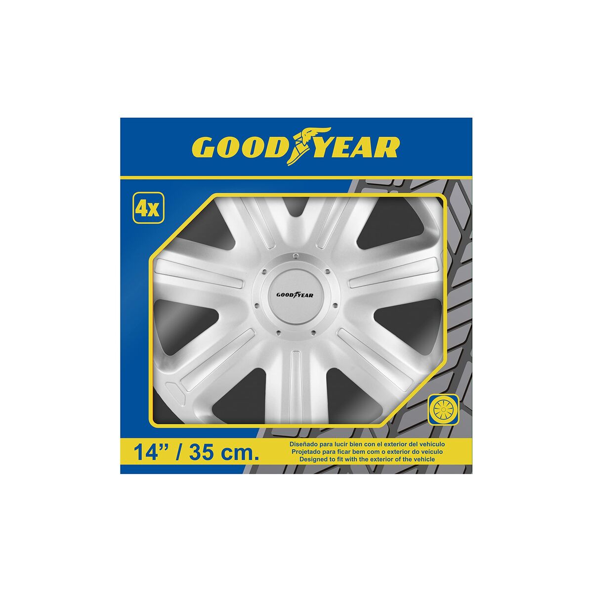 Navkapsel Goodyear ESTORIL Silver 14" - 4