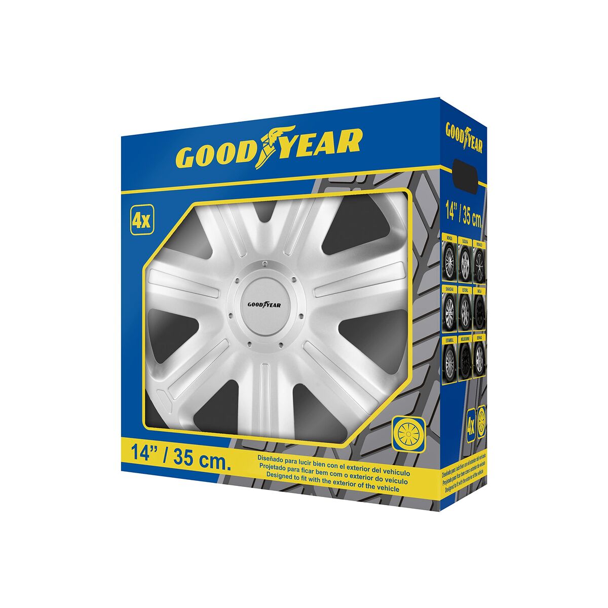 Navkapsel Goodyear ESTORIL Silver 14" - 5