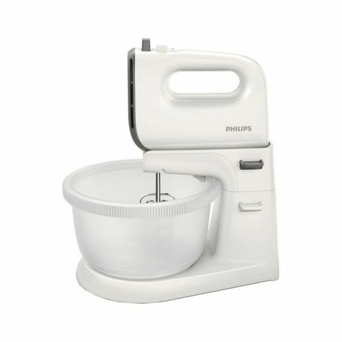 mixer-knådmaskinen med skål Philips HR3745/00 3 L Vit Grå 450 W 3 L - 2