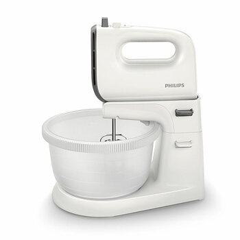 mixer-knådmaskinen med skål Philips HR3745/00 3 L Vit Grå 450 W 3 L