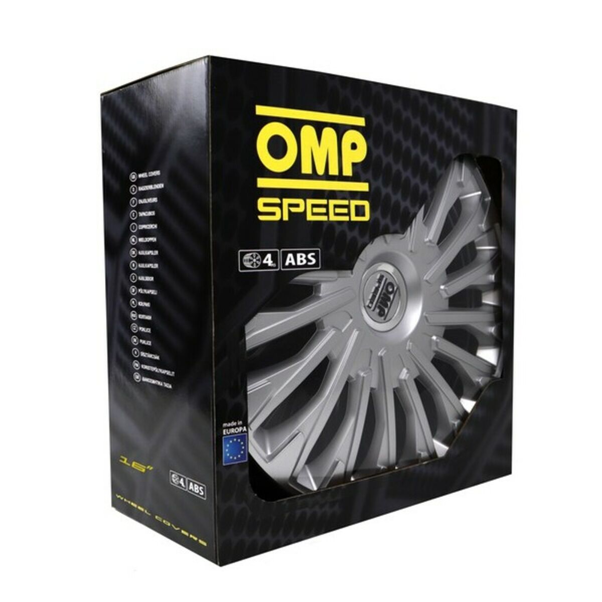 Navkapsel OMP Stinger Speed Silvrig 16" (4 uds) - 15