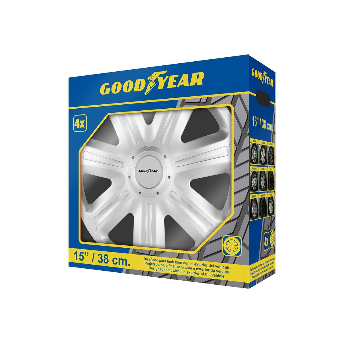 Navkapsel Goodyear ESTORIL Silver 15" - 6
