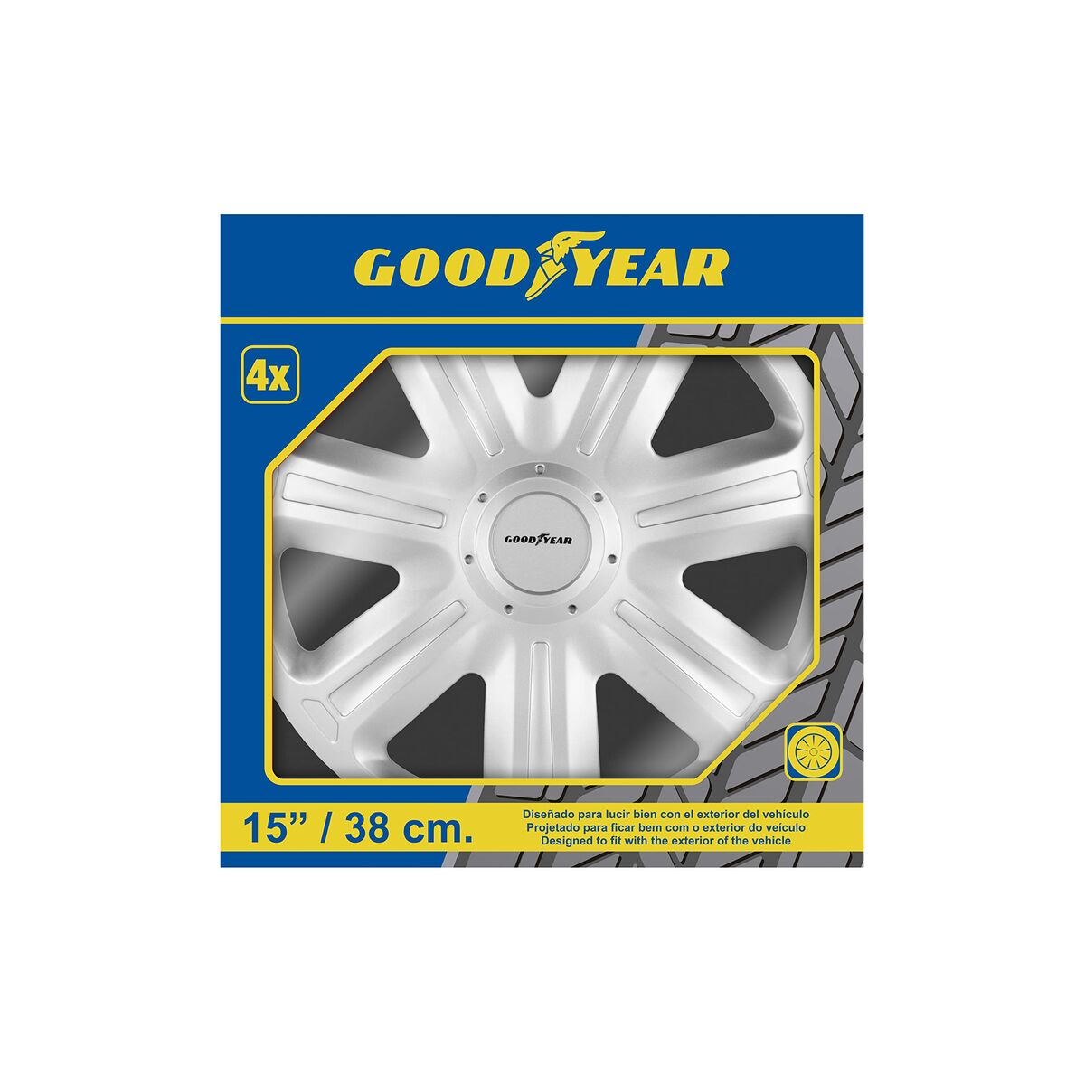 Navkapsel Goodyear ESTORIL Silver 15" - 5