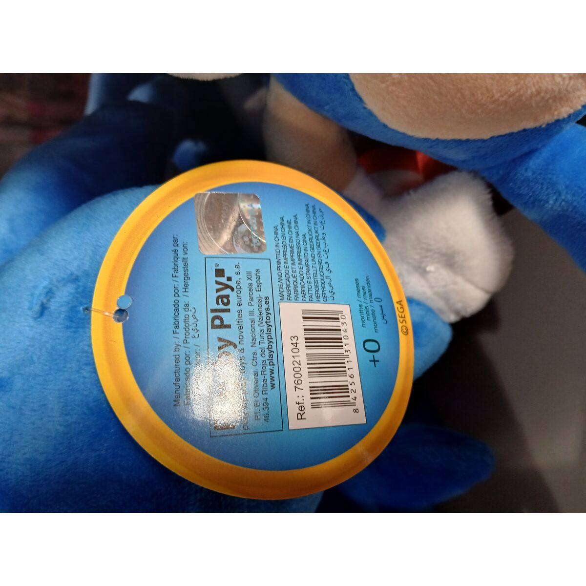 Mjukisleksak Sonic 30 cm - 3