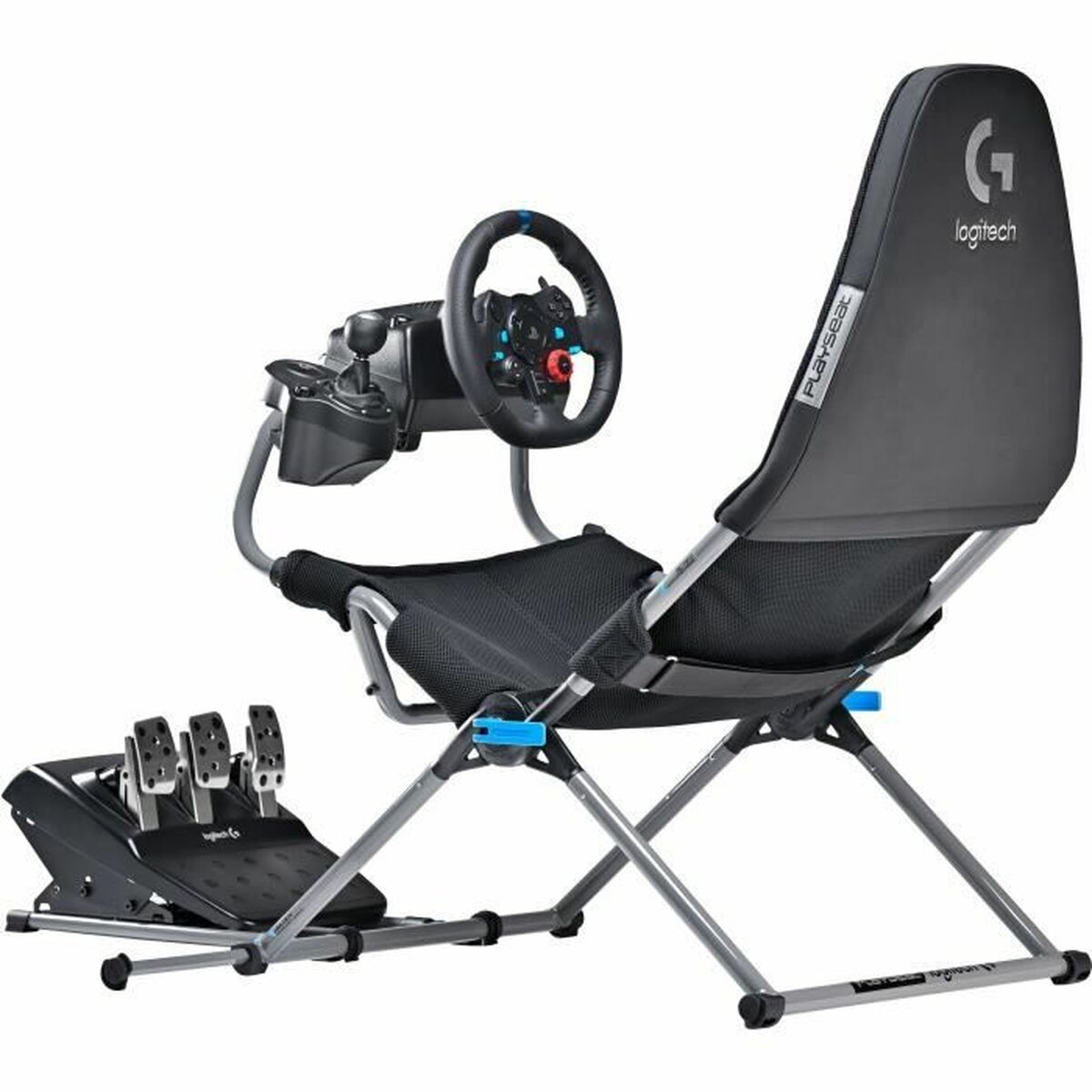Racing-säte Logitech Playseat Challenge Svart - 6