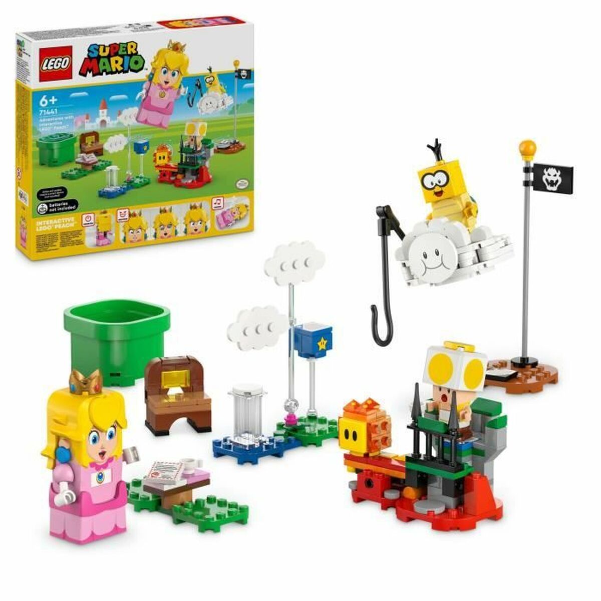 Byggsats Lego 71441 LEGO Peach's Adventures Interactive Princess Toy Multicolour