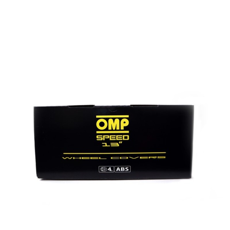 Navkapsel OMP Stinger Speed Svart Silvrig 13" (4 uds) - 13