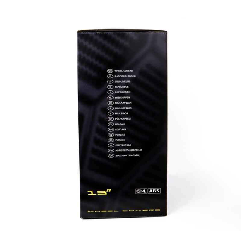 Navkapsel OMP Stinger Speed Svart Silvrig 13" (4 uds) - 12