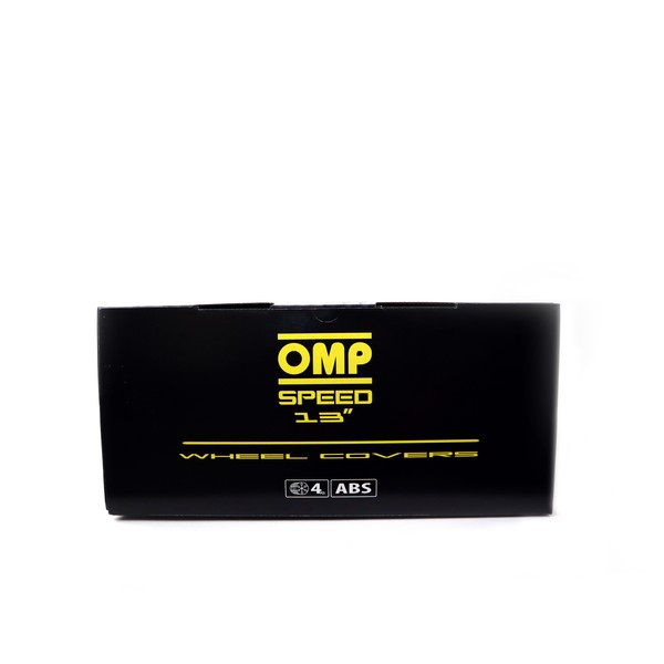 Navkapsel OMP Stinger Speed Svart Silvrig 13" (4 uds) - 5