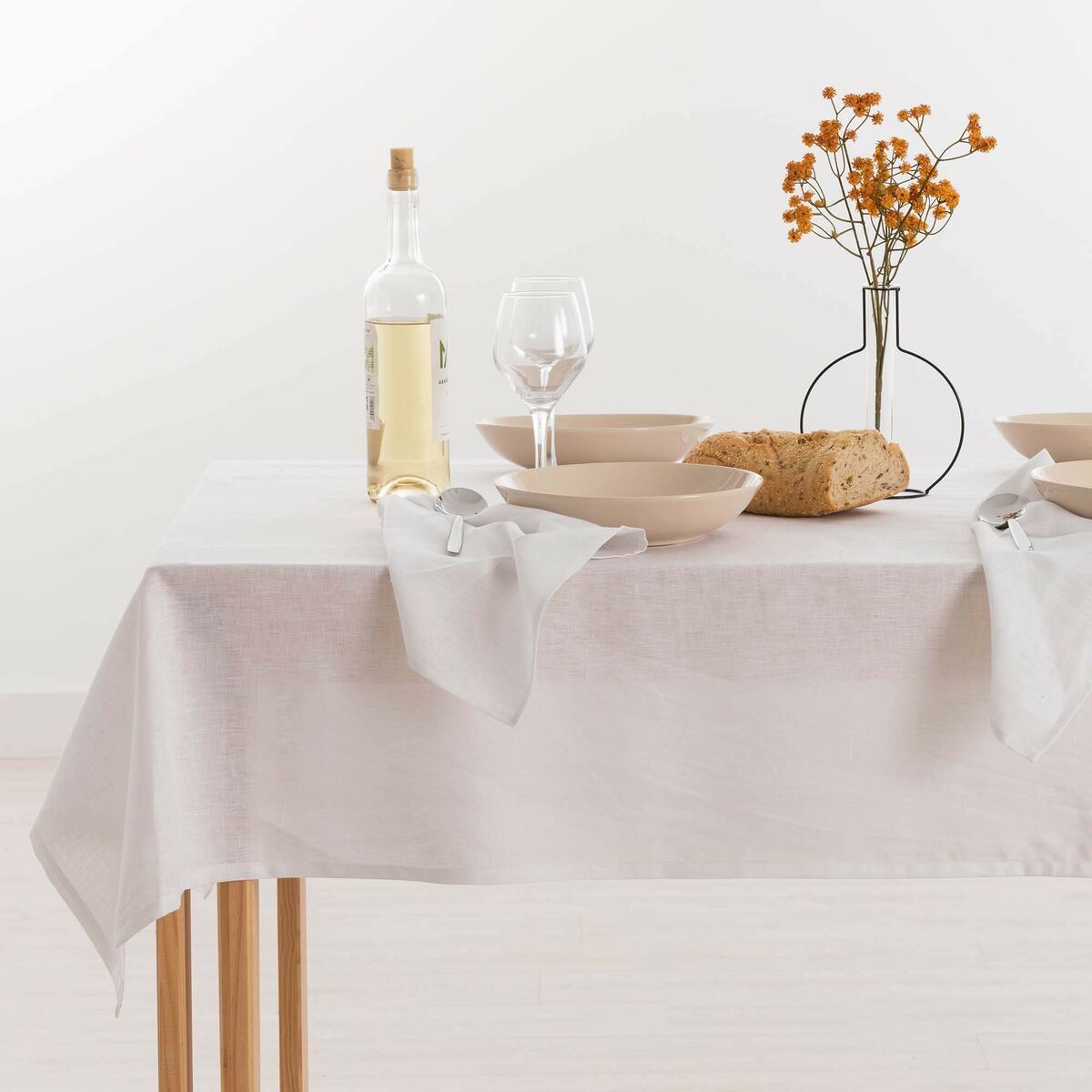 Fläckresistent bordsduk Belum Vit Multicolour 350 x 150 cm - 3