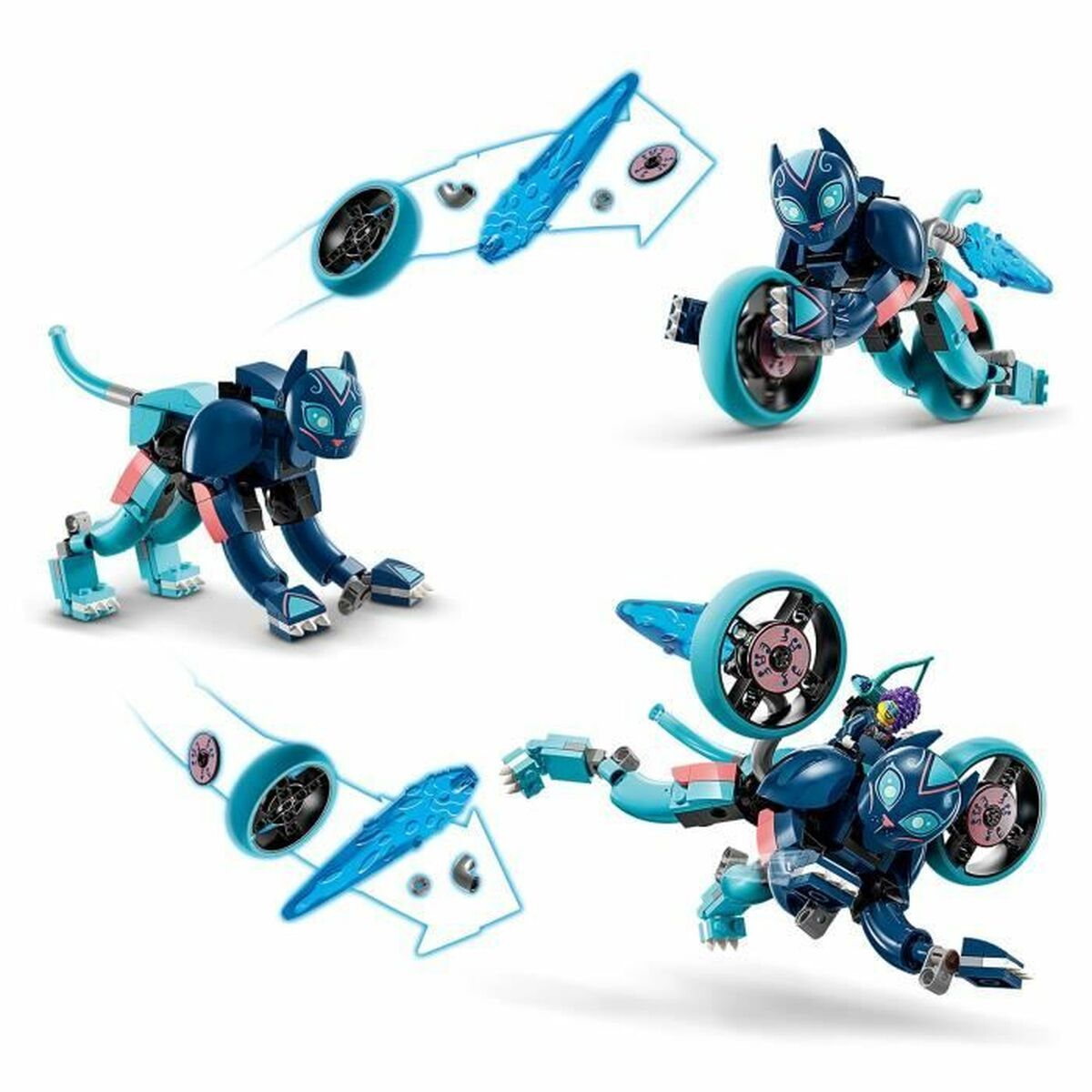 Byggsats Lego Zoey's Cat-Motorcycle Multicolour - 2