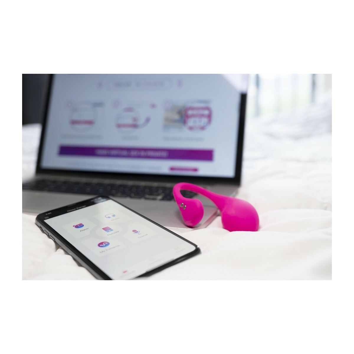 Massageapparat för par Lovense Lush 3 Rosa - 4
