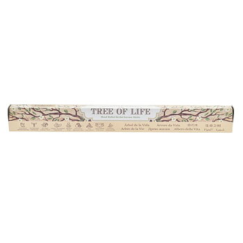 Rökelse DKD Home Decor Tree Of Life Ljusbrun (25 x 8,5 x 6 cm) (15 pcs)