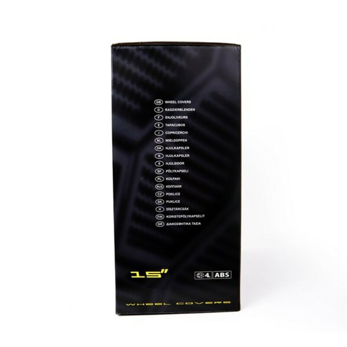 Navkapsel OMP Stinger Speed Svart Silvrig 15" (4 uds) - 23