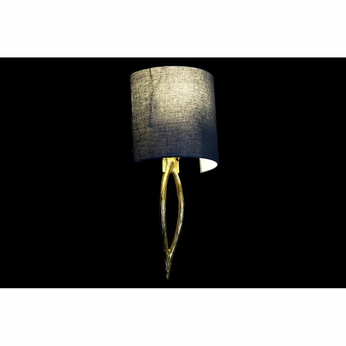 Vägglampa DKD Home Decor Gyllene Metall Polyester 220 V 50 W (30 x 16 x 60 cm) - 8