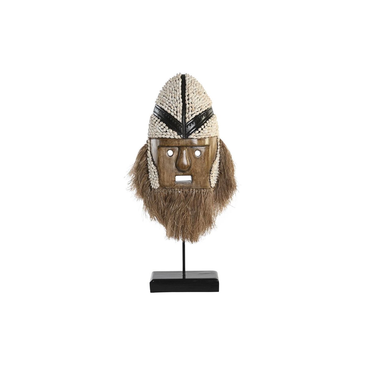 Prydnadsfigur DKD Home Decor Naturell Vit Snäckor Mask (30 x 10 x 60 cm) - 5