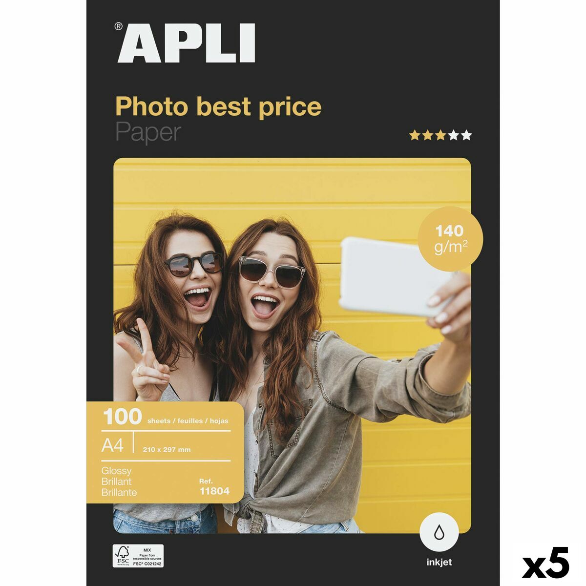 Fotopapper Blankt Apli 11804 - 2