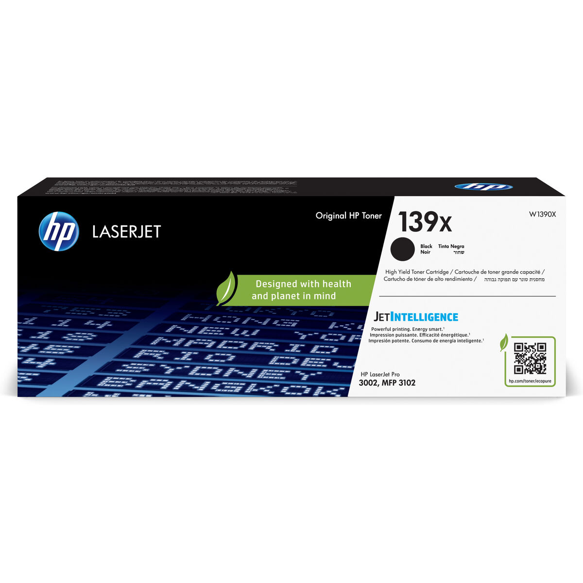 Original Bläckpatron HP W1390X Svart
