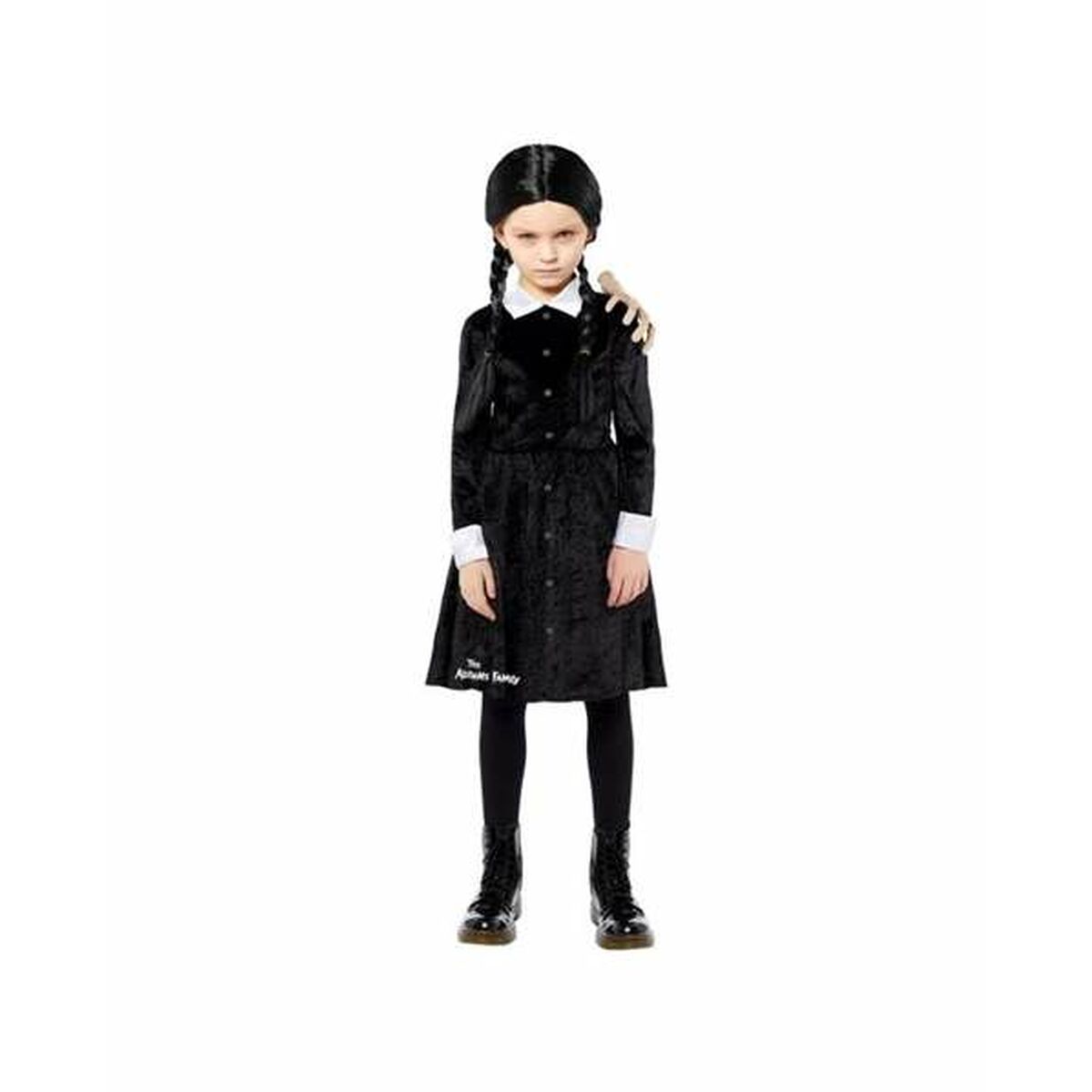 Maskeraddräkt för barn Wednesday Addams 8-10 år