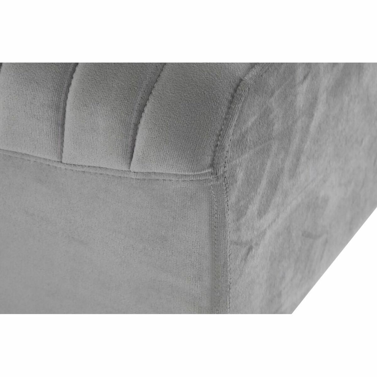 Sittpall DKD Home Decor   90 x 31 x 47 cm Grå Gyllene Metall - 8