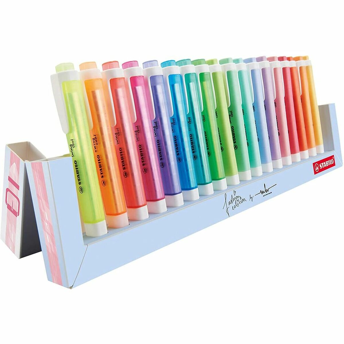 Tuschpennor Stabilo swing cool Deskset Plast (18 Delar) - 2