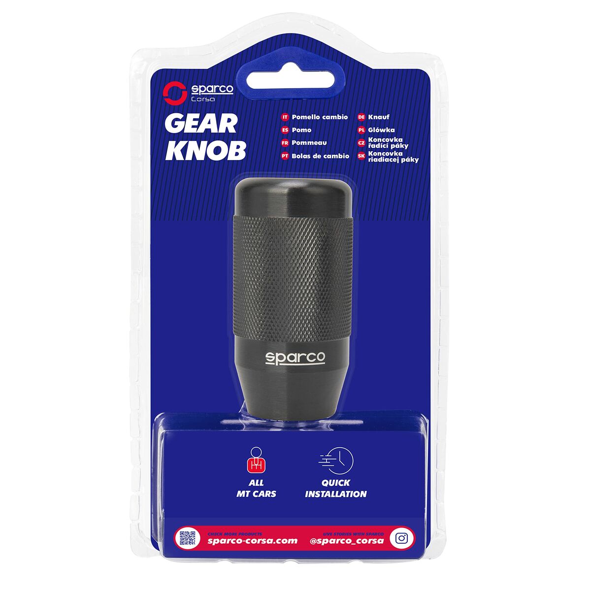 Växelspak Sparco SPCG111 Svart - 3