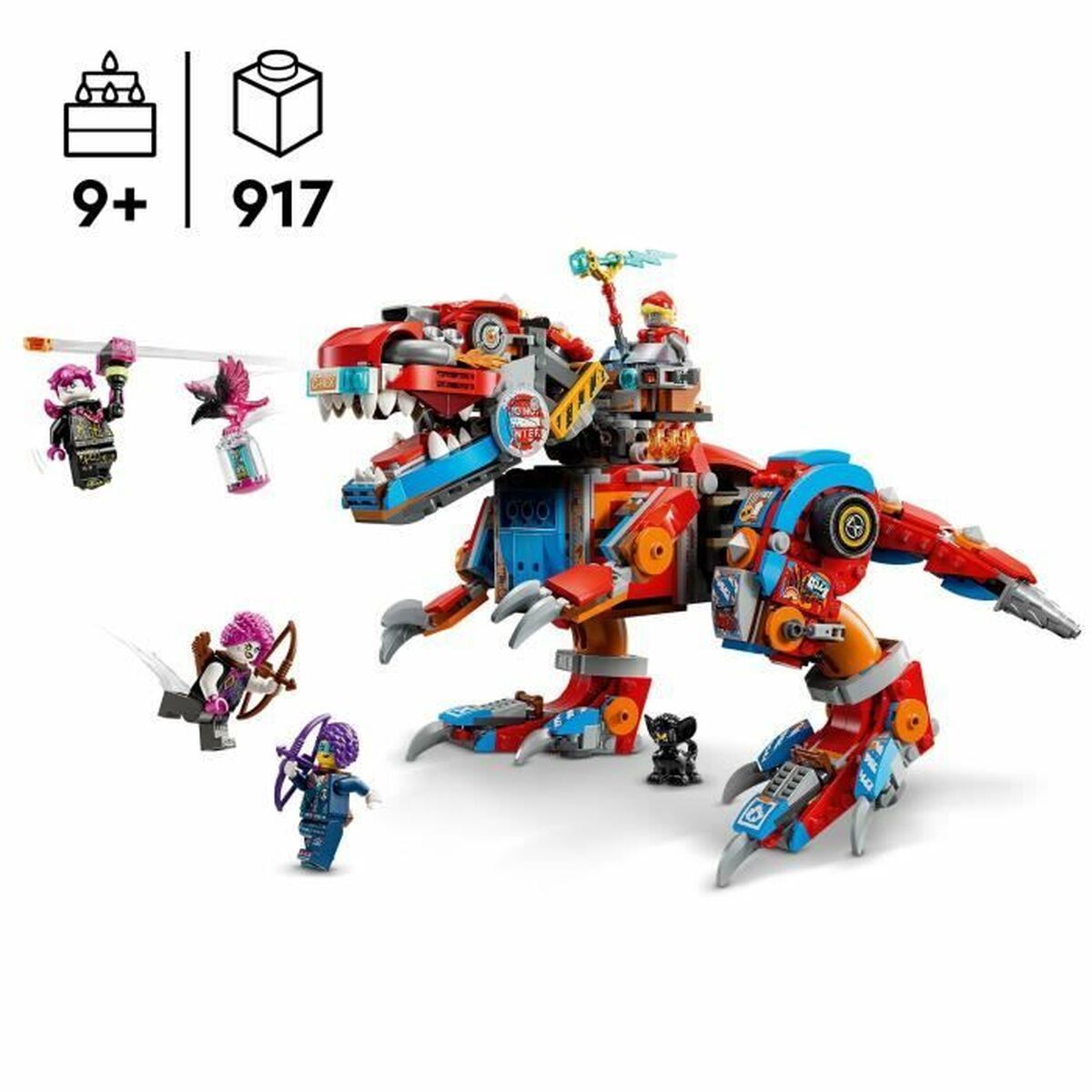 Byggsats Lego Cooper's C-Rex Dinosaur Robot Multicolour