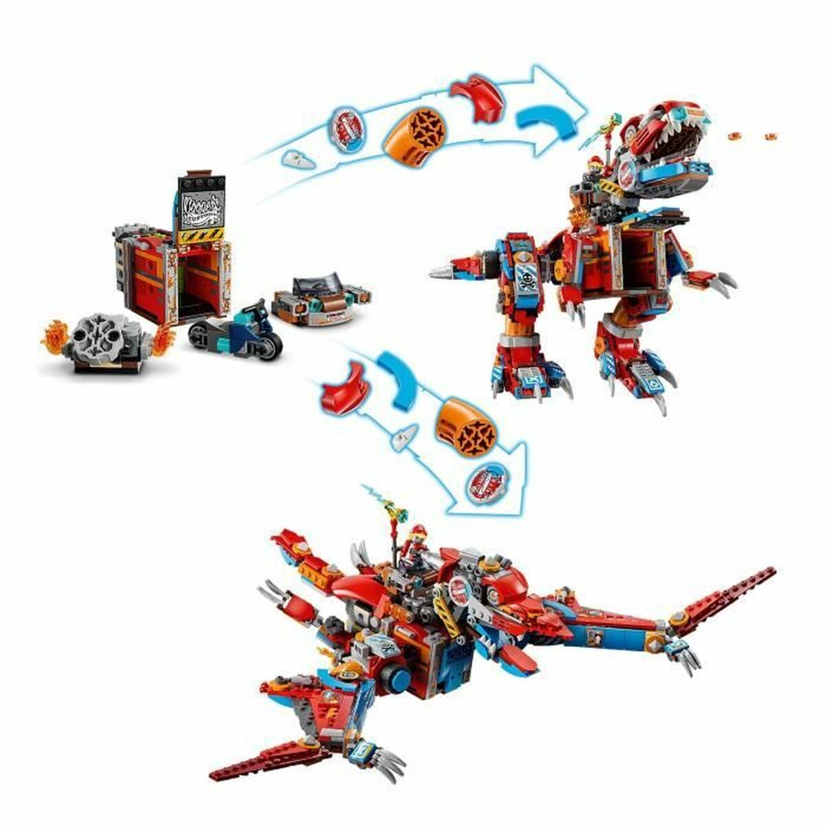 Byggsats Lego Cooper's C-Rex Dinosaur Robot Multicolour - 2