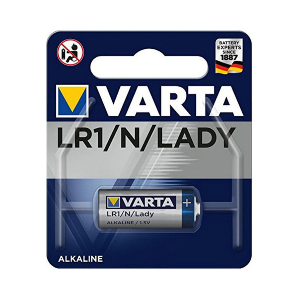 Alkaliska Batterier Varta LR1 BLx1 1,5 V - 3