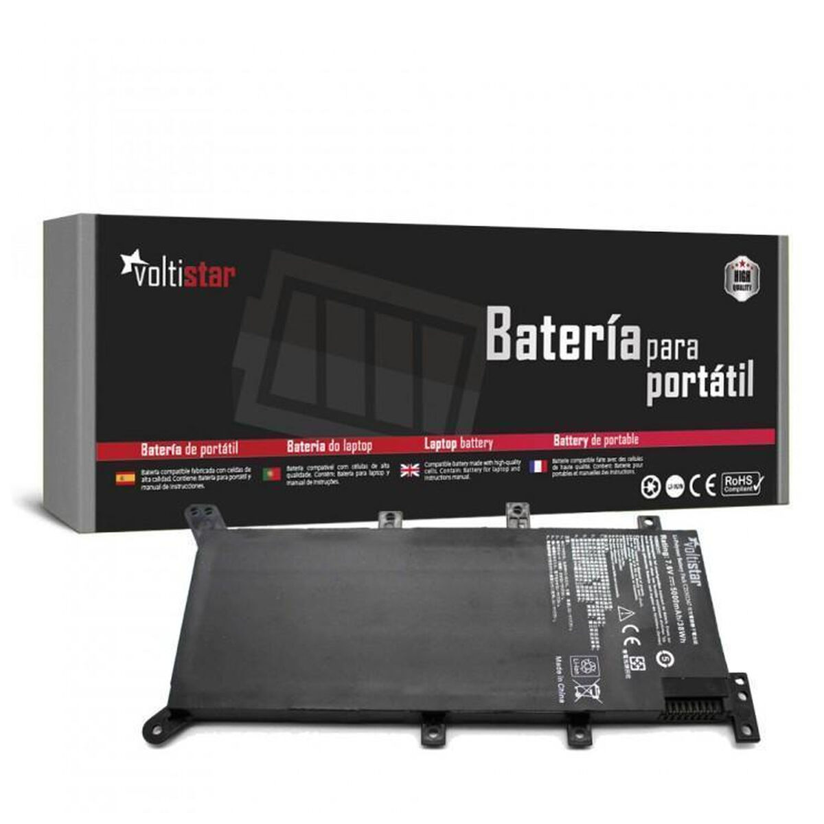 Laptopbatteri Voltistar BAT2109 Svart 5000 mAh (Renoverade B)