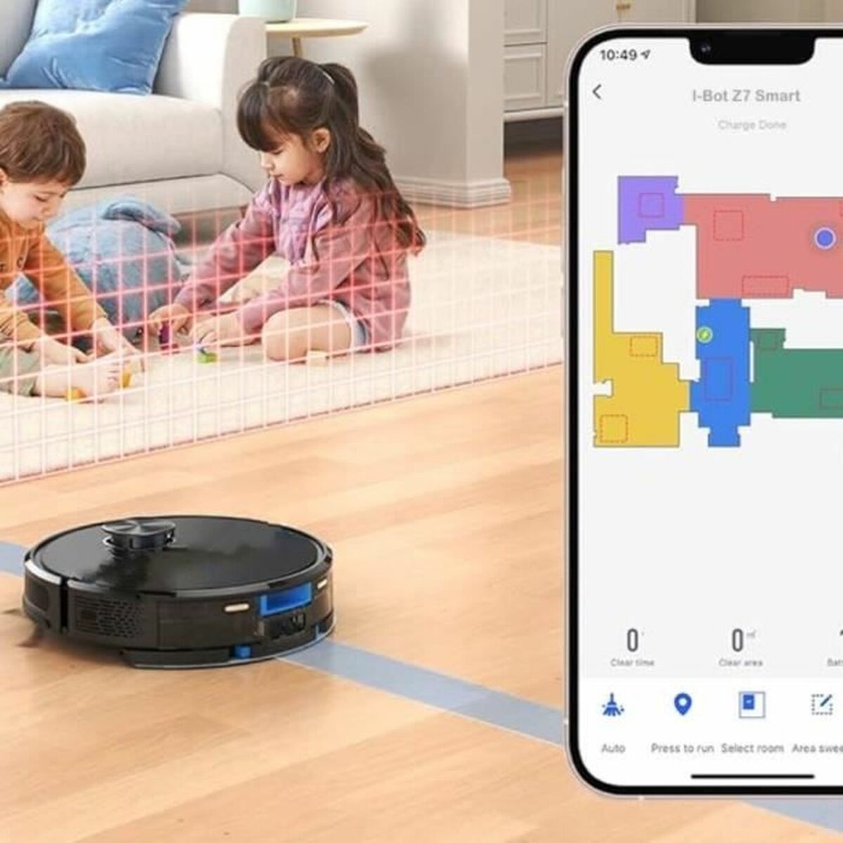 Robotdammsugare EZIclean I-Bot Z7 - 4