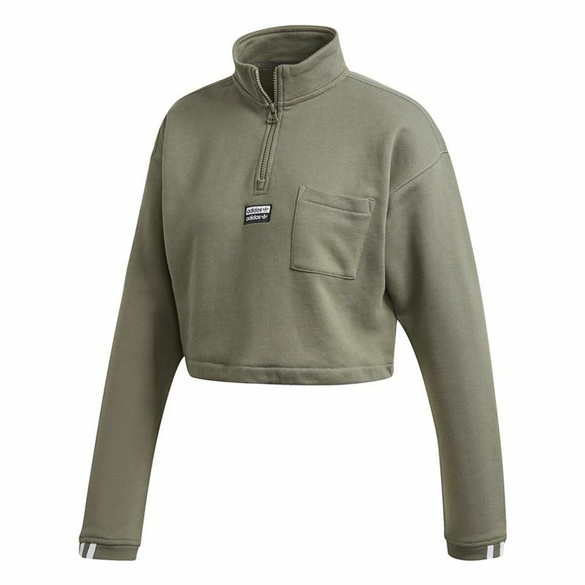 Tröja med huva Dam Adidas Originals Cropped - 2