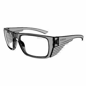 Säkerhetsglasögon Eagle Tracer Grå Transparent Plast + 1,0