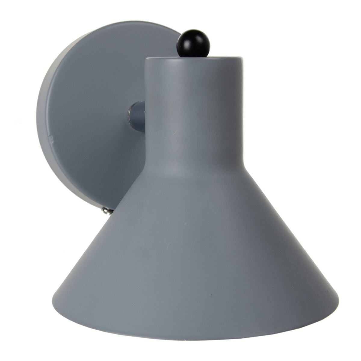 Vägglampa 13 x 15,5 x 14 cm Grå Metall - 3