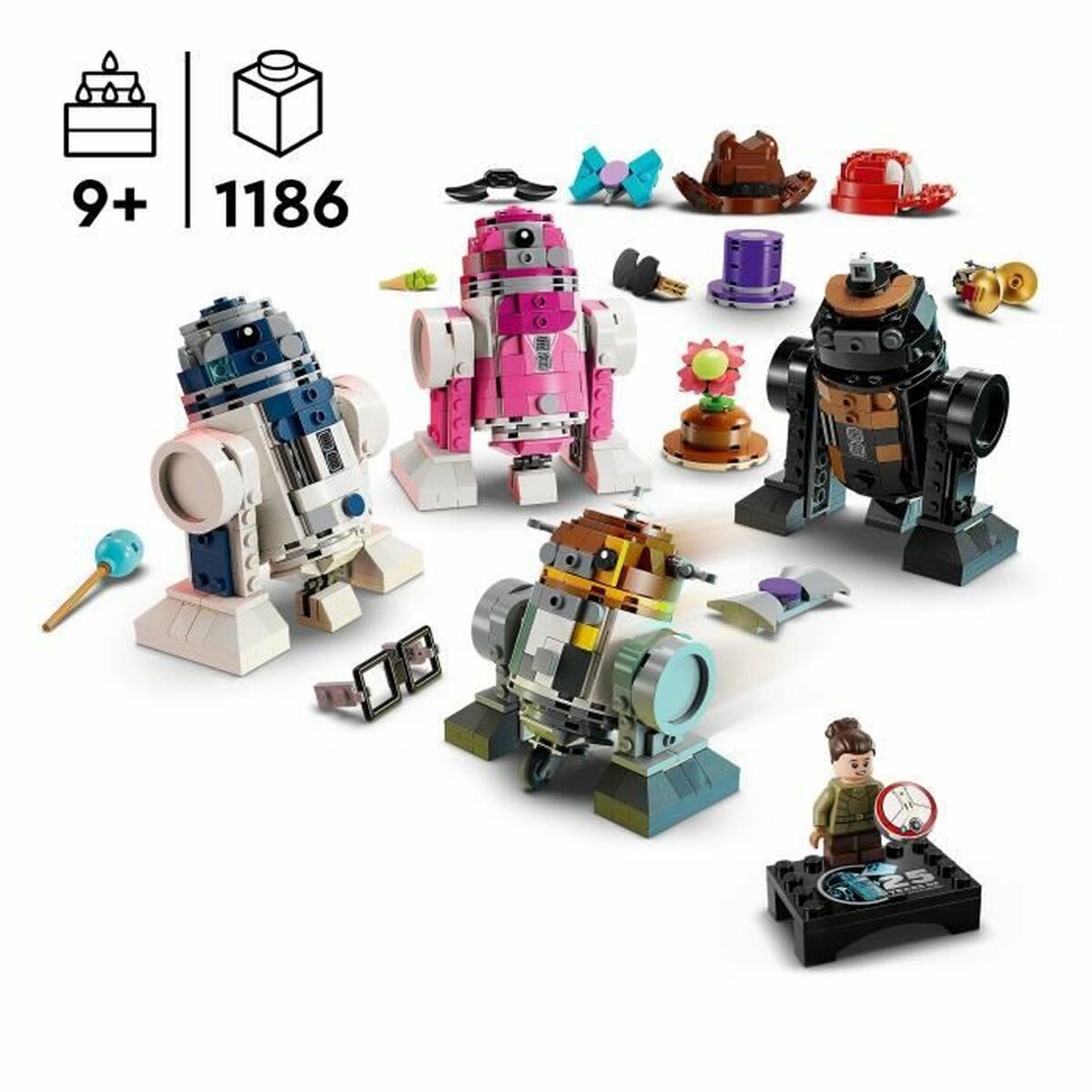 Byggsats Lego 75392 Creative Droid Factory 1186 Delar - 2