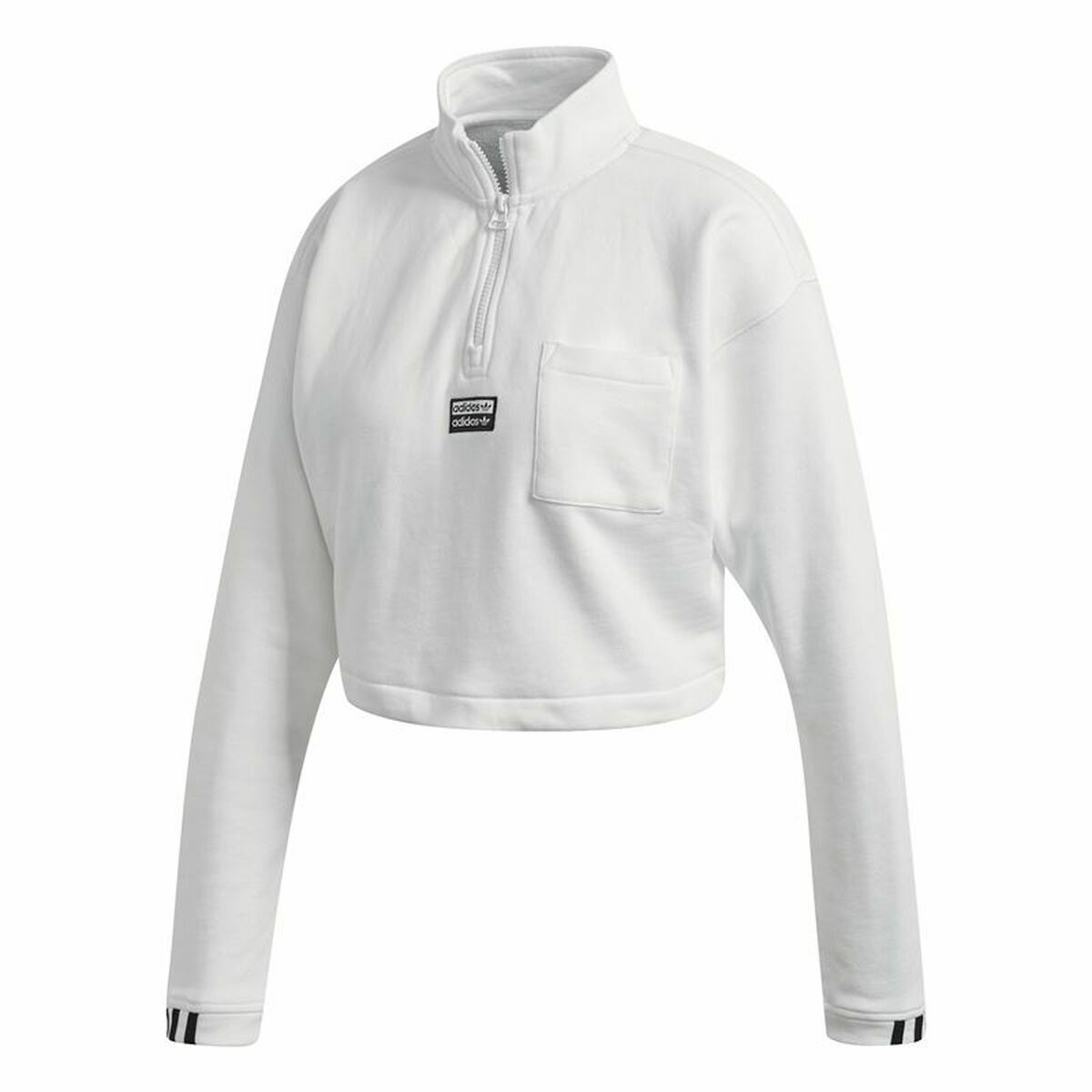 Tröja med huva Dam Adidas Originals Cropped - 4