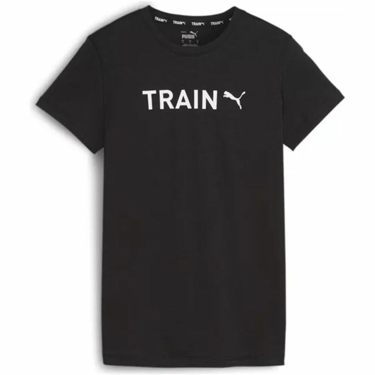 T-shirt med kortärm Dam Puma Svart