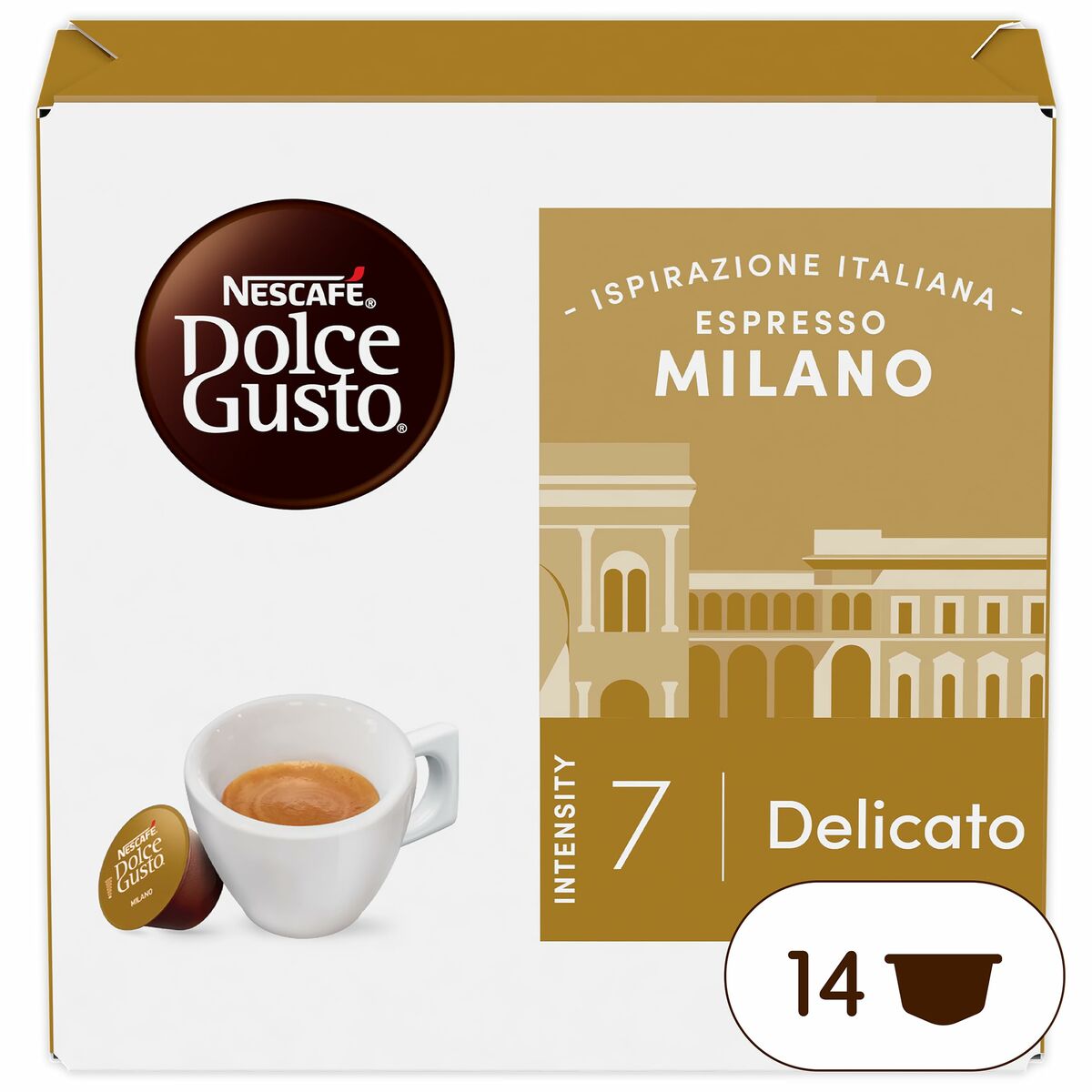 Kaffekapslar Dolce Gusto MILANO 14CAP