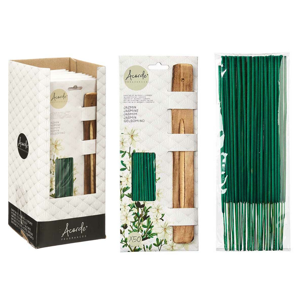uppsättning rökelse Acorde Jasmin (12 antal) - 4
