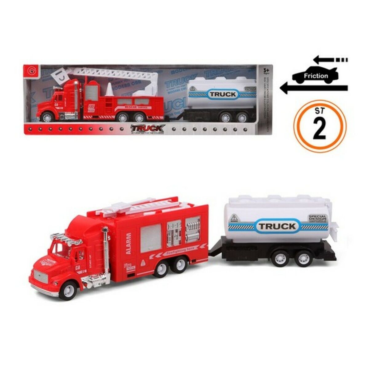 Brandbil 38 x 11 cm - 2