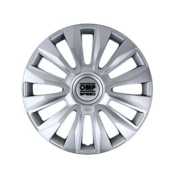 Navkapsel OMP Magnum Speed Silvrig 14" (4 uds)