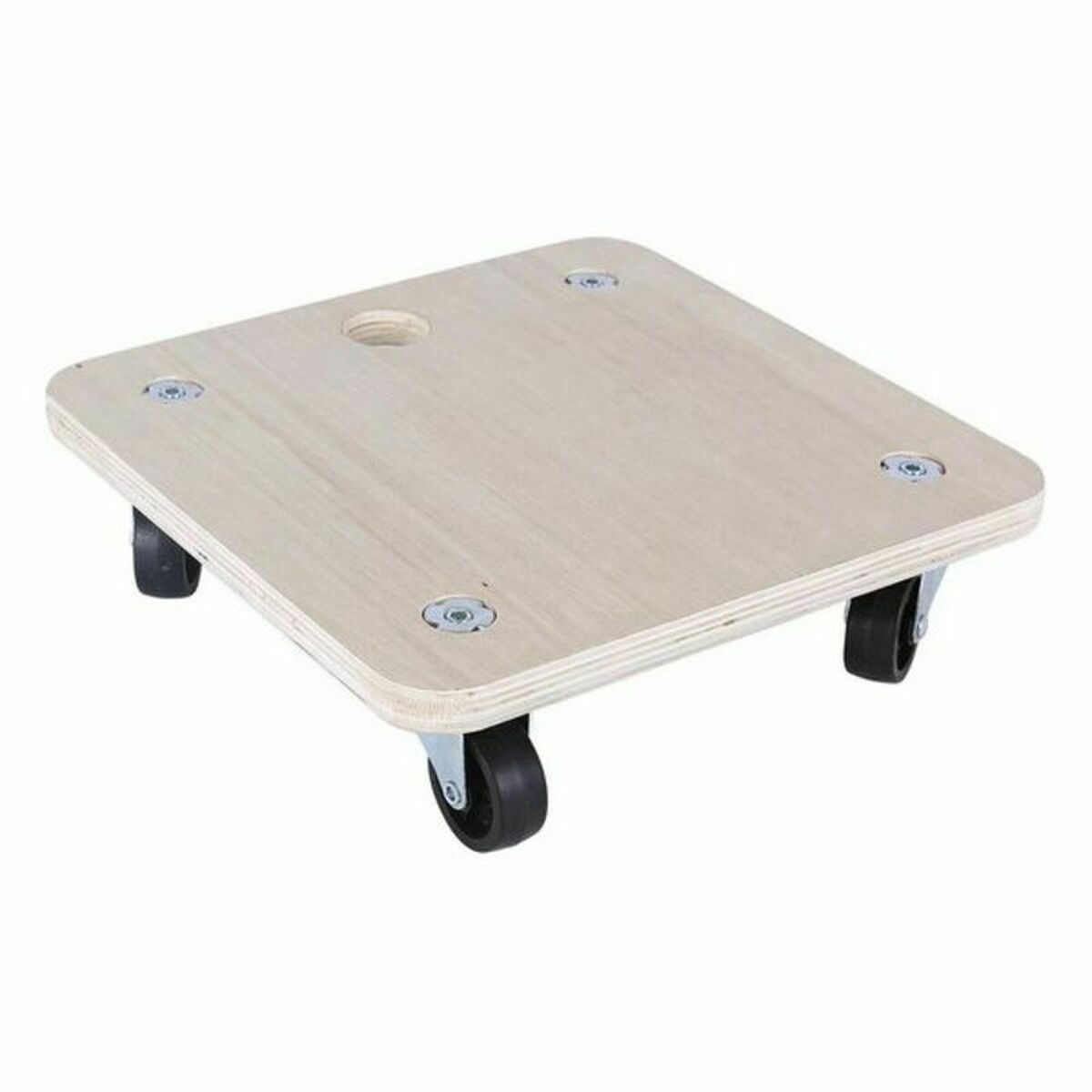 Träpall med hjul Bricotech 58764 (30 x 30 x 8 cm) Trä 30 x 30 x 8 cm 1,8 mm - 2