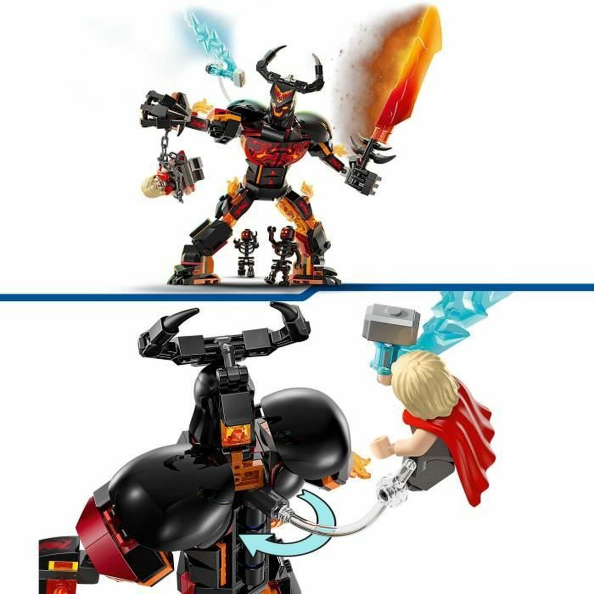 Byggsats Lego 76289 Thor vs. Surtur 245 Delar - 3