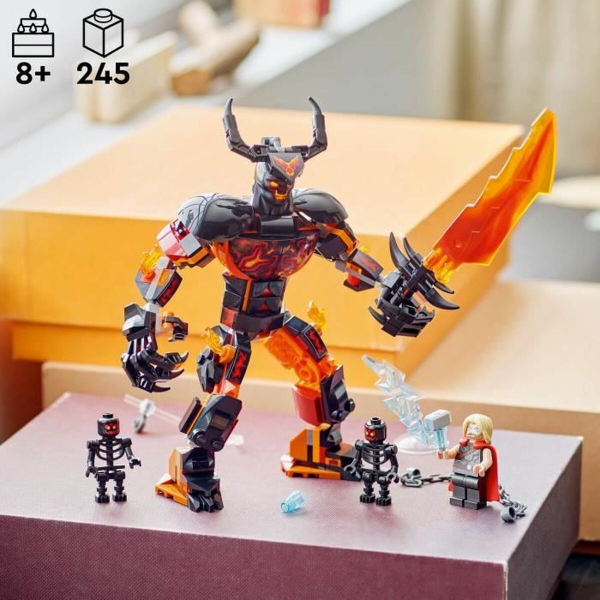 Byggsats Lego 76289 Thor vs. Surtur 245 Delar - 4